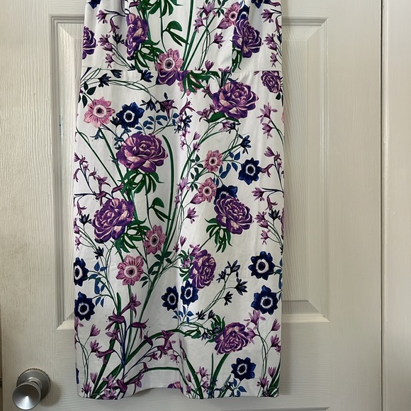 Talbots Sateen Botanical Gardens Sheath Dress - Picture 4 of 10